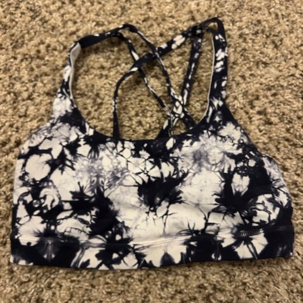Lululemon Tie Dye Energy Bra Size 4